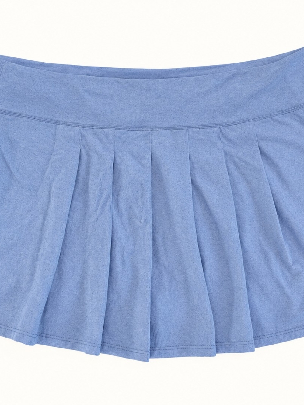 Vuori Light Blue Pleated Mini Skirt